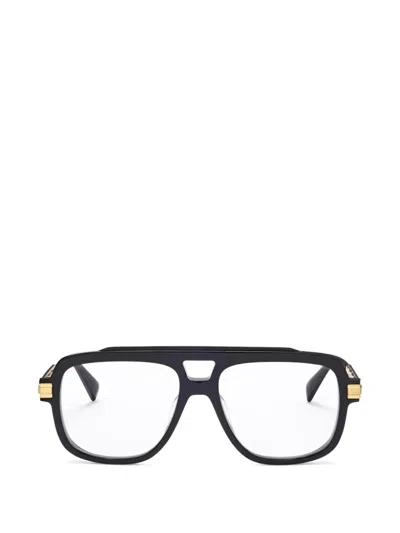 Balmain Browline-frame Glasses In Black
