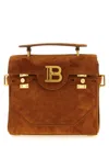 Balmain Medium Handle Bag Adjustable Strap Hardware In Brown