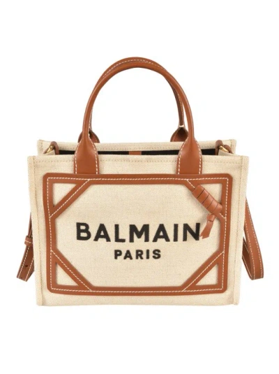 Balmain Brown Small Tote Bag