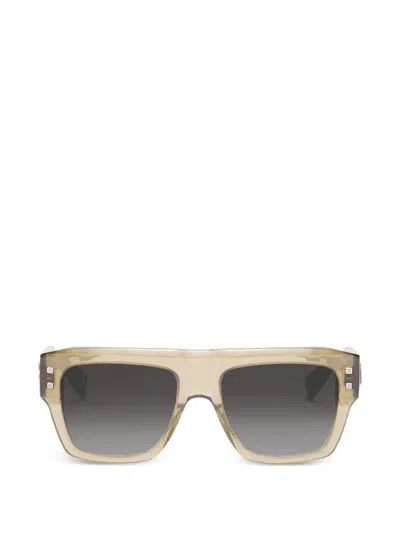 Balmain B-scene Sunglasses In Green