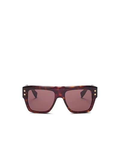 Balmain B-scene Sunglasses In Red
