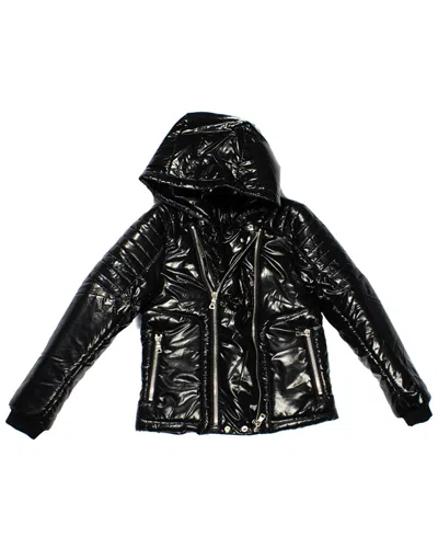 Balmain Bubble Bomber Jacket In Black