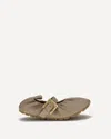 Balmain Buckle-strap Ballet Flats In Multi