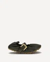 Balmain Buckle-fastening Ballet Flats In Multi