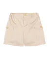 Balmain Button Cargo Shorts In Neutral