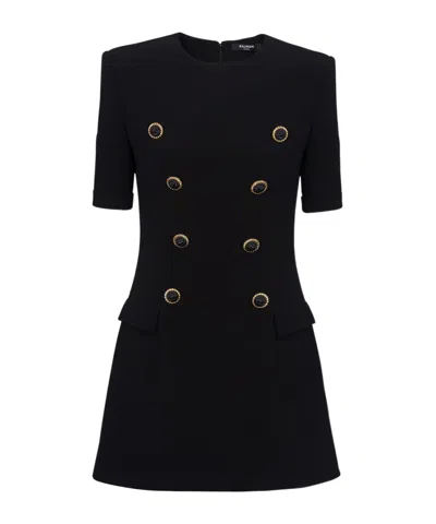 Balmain Dresses In Black