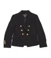Balmain Button-detail Blazer In Black