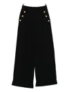 Balmain Button-detailed Trousers In Black