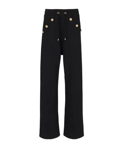BALMAIN LOOSE-FITTING BUTTONED JOGGERS