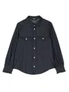 Balmain Button-down Fastening Shirt In 蓝色