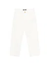 Balmain Button-embellished Jeans In White