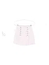 Balmain Button-embellished Tweed Skirt In Pink