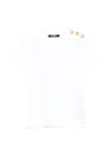 Balmain Button-embellishment T-shirt In White