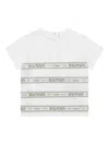 Balmain Button Logo Top In White