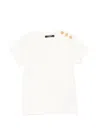 Balmain Button-embellished T-shirt In White