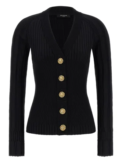 BALMAIN BUTTON-UP CARDIGAN