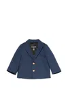 Balmain Buttoned Blazer In Blue