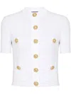 Balmain Women Buttoned Crewneck Cardigan