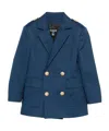 Balmain Buttoned Double-breasted Blazer In Blue