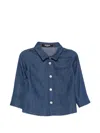 Balmain Buttoned Shirt In Blue