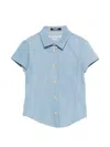 Balmain Buttoned Shirt In Blue