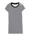 Balmain Button-embellished Print T-shirt In Black