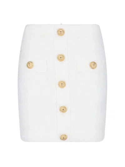 BALMAIN BUTTONS MINISKIRT