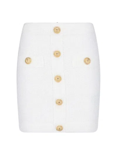 BALMAIN BUTTONS MINISKIRT