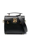 Balmain Women B-buzz Leather Crossbody Bag In Black