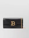 Balmain B-buzz Chain-link Wallet In Black