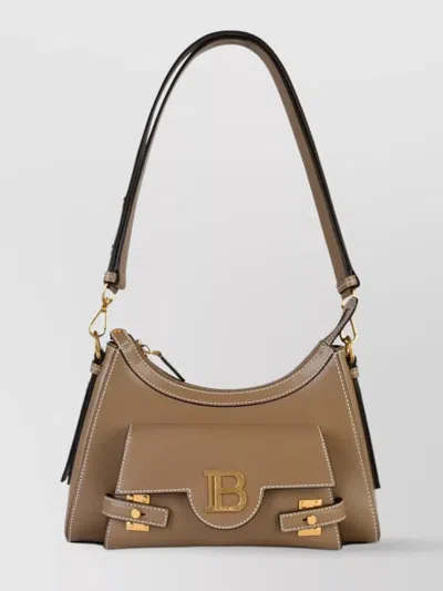 Balmain 'buzz' Leather Bag Gold-tone Hardware