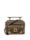 Balmain B-buzz Leather Vanity Top Handle Bag