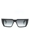 Balmain Bvi Cat-eye Frame Sunglasses In Schwarz