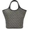 Balmain ブラック Cabas Mini トートバッグ