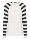 Balmain Cable-knit Jumper In White