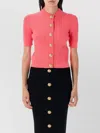 Balmain Ss Buttoned Torsade Knit Cardigan