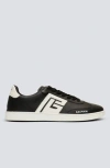 Balmain Swan Sneakers Smooth Leather Rubber Sole