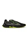 Balmain Run-row Low-top Sneakers In Black