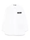 Balmain Logo-patch Shirt In White