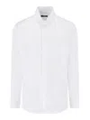 Balmain Wingtip-collar Long-sleeve Shirt In White