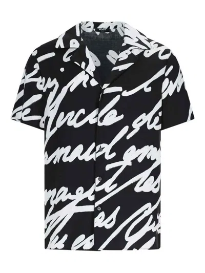 Balmain Camisa - Negro In Black