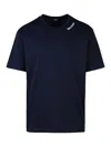 Balmain Blue Cotton T-shirt In Azul