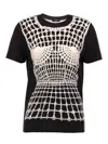 Balmain Faux Embroidery Print T-shirt