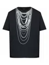 Balmain Printed T-shirt In Black