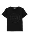 Balmain Logo-appliqué T-shirt In Black