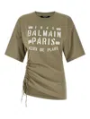 Balmain T-shirt In Brown