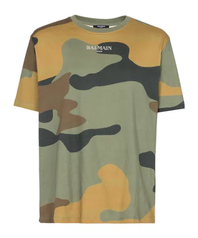 BALMAIN BALMAIN CAMOUFLAGE VINTAGE T-SHIRT
