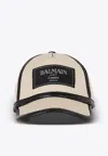 Balmain Canvas Couture Baseball Cap