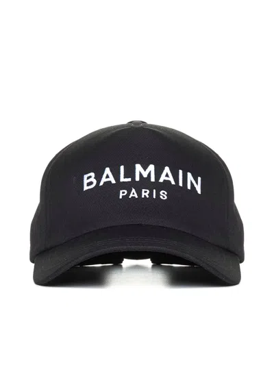 Balmain Caps In Black