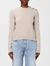 Balmain Cardigan  Woman Color Beige In Multi